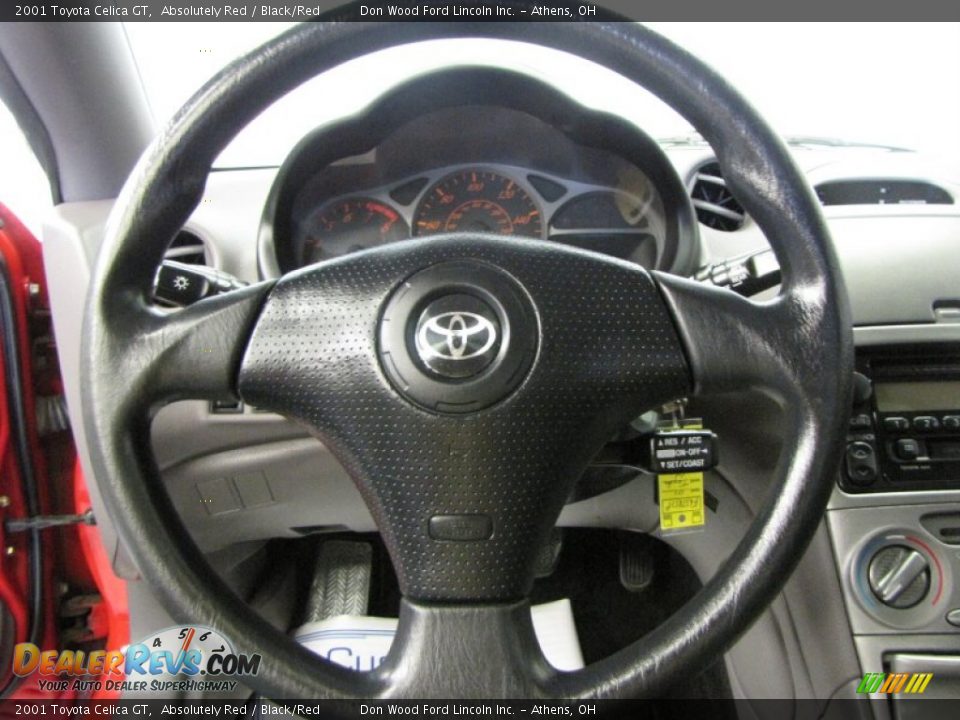 2001 Toyota Celica GT Absolutely Red / Black/Red Photo #9