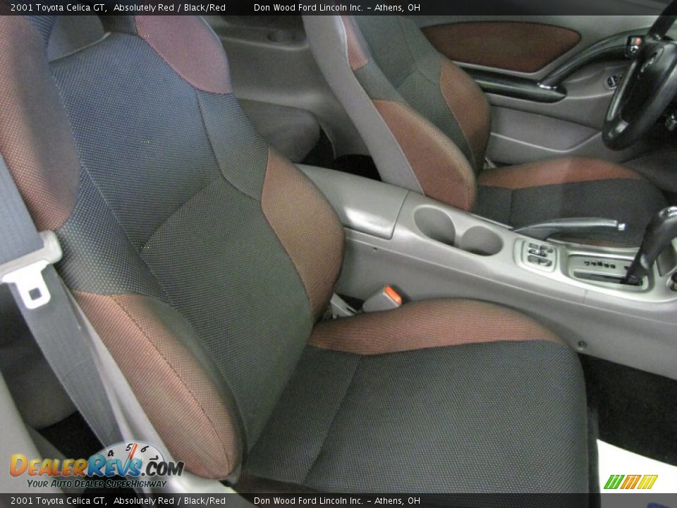 2001 Toyota Celica GT Absolutely Red / Black/Red Photo #14