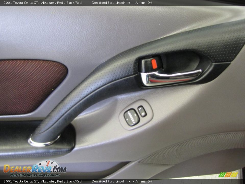 2001 Toyota Celica GT Absolutely Red / Black/Red Photo #16