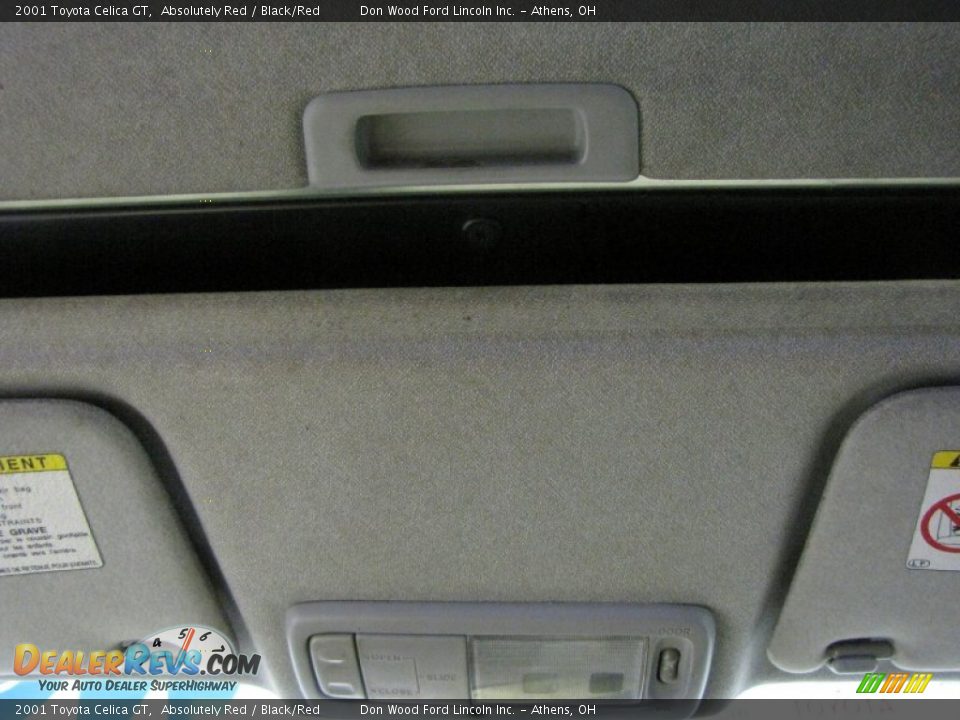 2001 Toyota Celica GT Absolutely Red / Black/Red Photo #18