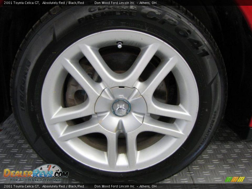 2001 Toyota Celica GT Absolutely Red / Black/Red Photo #20