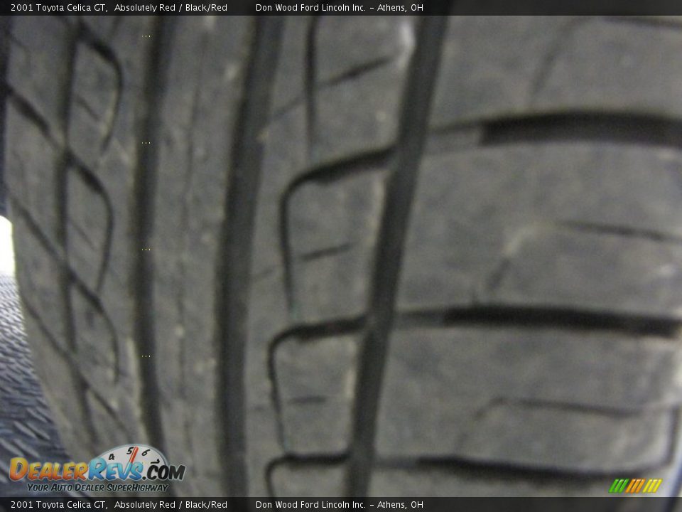 2001 Toyota Celica GT Absolutely Red / Black/Red Photo #21