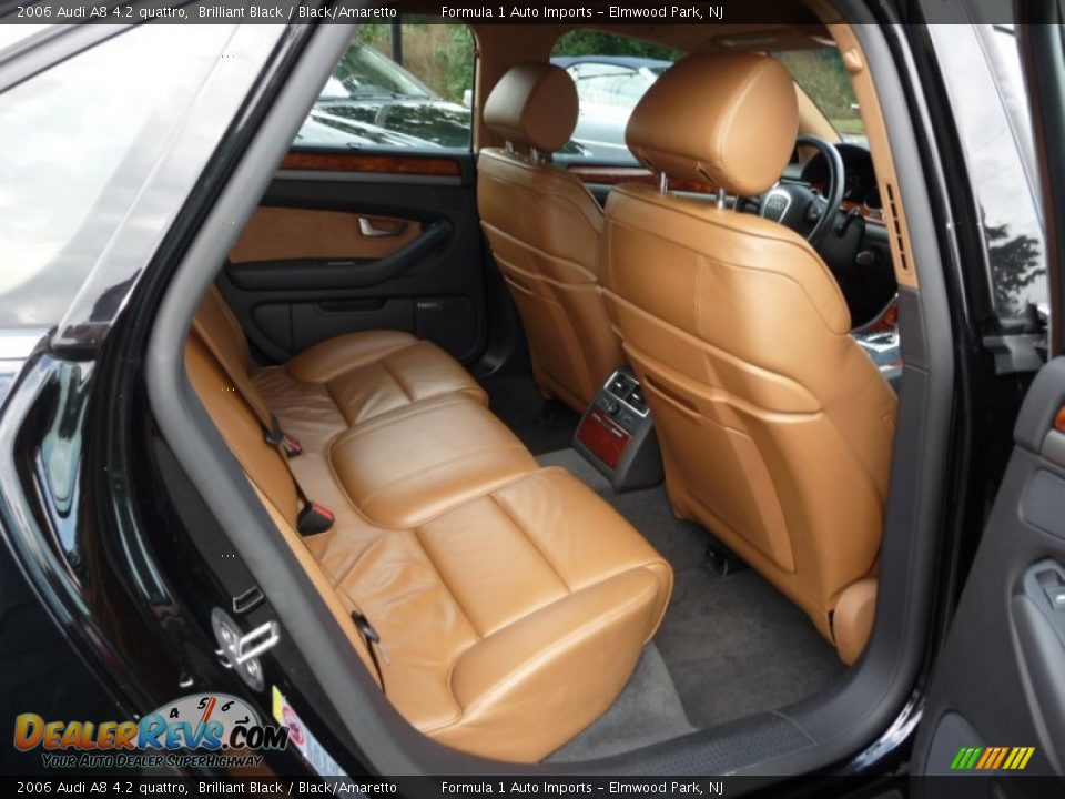Black/Amaretto Interior - 2006 Audi A8 4.2 quattro Photo #7