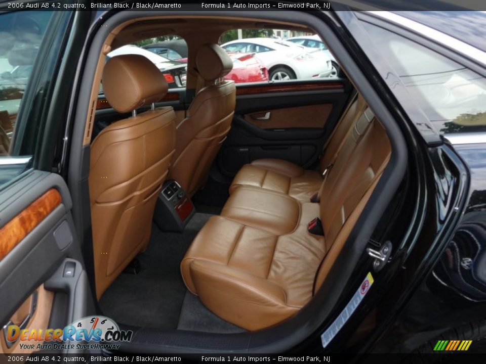 Black/Amaretto Interior - 2006 Audi A8 4.2 quattro Photo #8