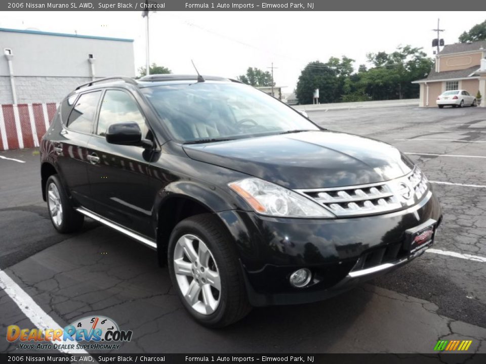 2006 Nissan Murano SL AWD Super Black / Charcoal Photo #1