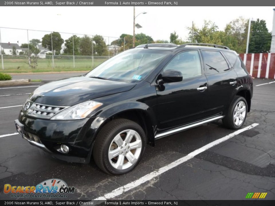 2006 Nissan Murano SL AWD Super Black / Charcoal Photo #2