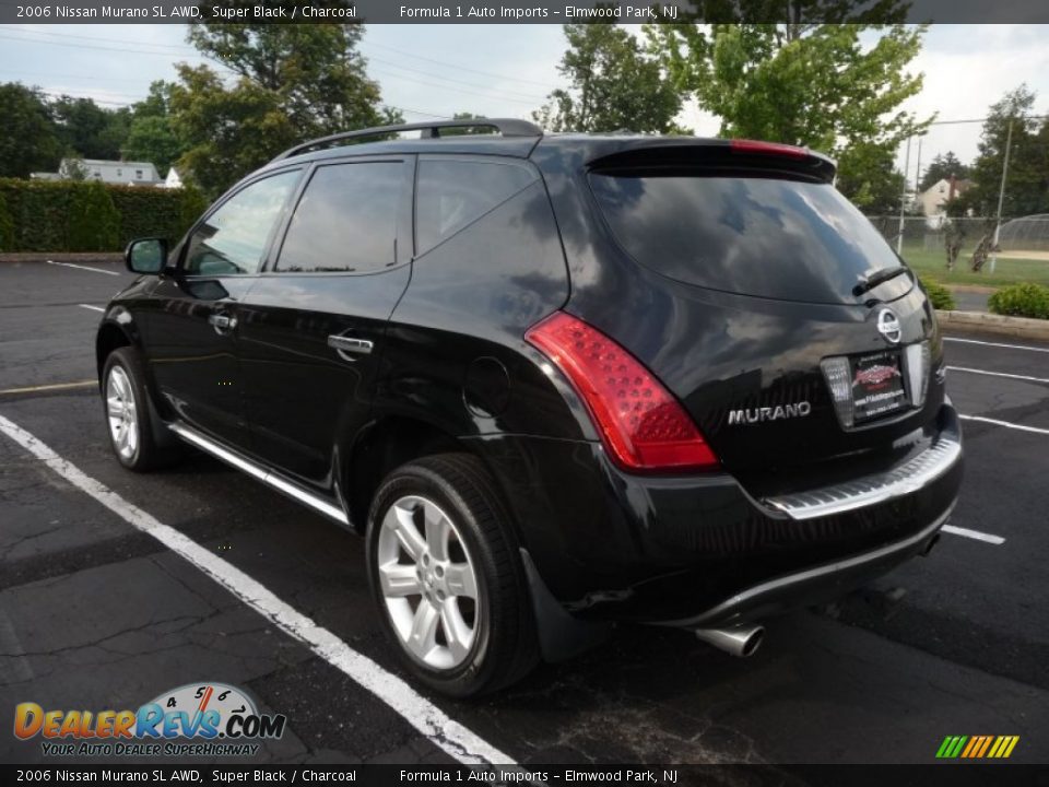 2006 Nissan Murano SL AWD Super Black / Charcoal Photo #4