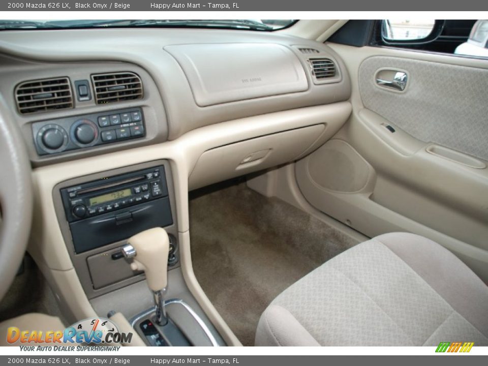 Beige Interior - 2000 Mazda 626 LX Photo #7