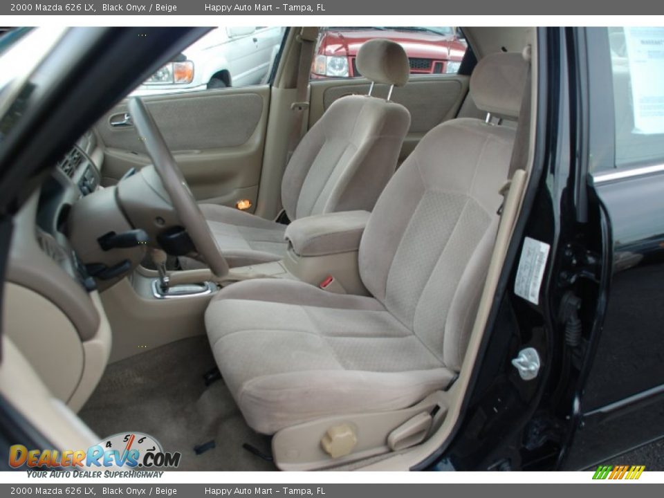 Beige Interior - 2000 Mazda 626 LX Photo #15