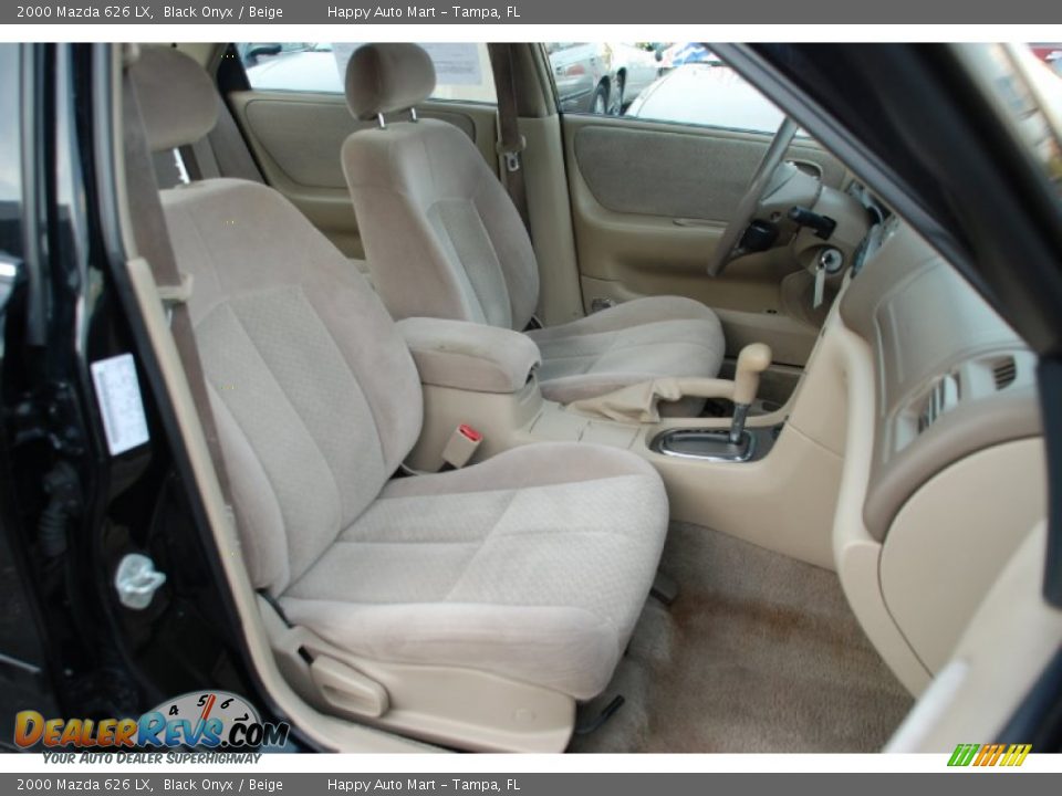 Beige Interior - 2000 Mazda 626 LX Photo #19