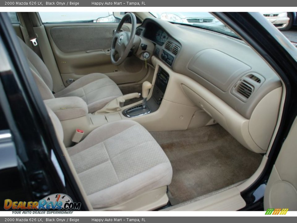 Beige Interior - 2000 Mazda 626 LX Photo #20