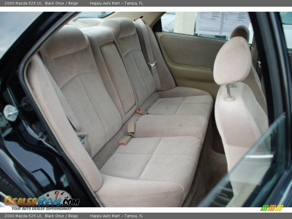 Beige Interior - 2000 Mazda 626 LX Photo #23