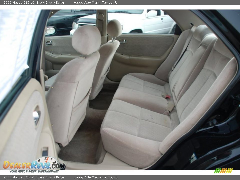 Beige Interior - 2000 Mazda 626 LX Photo #24