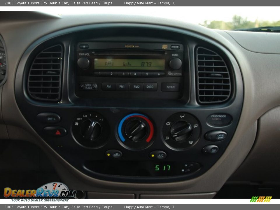 2005 Toyota Tundra SR5 Double Cab Salsa Red Pearl / Taupe Photo #18