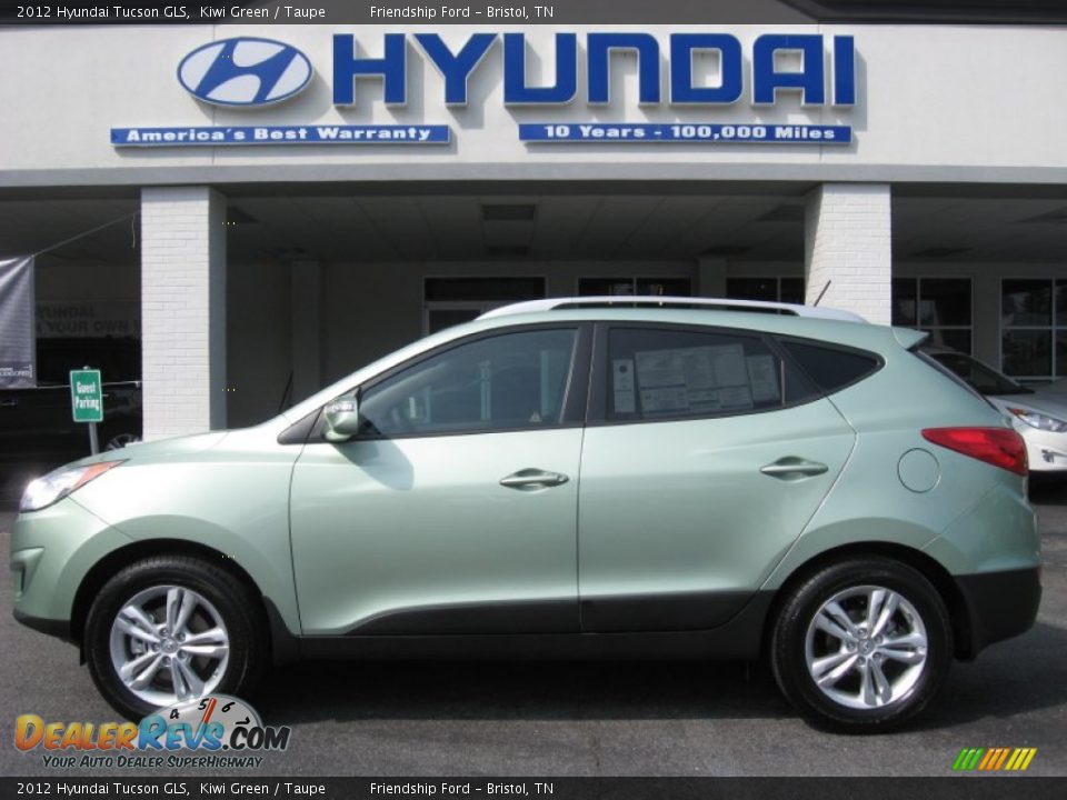 2012 Hyundai Tucson GLS Kiwi Green / Taupe Photo #1