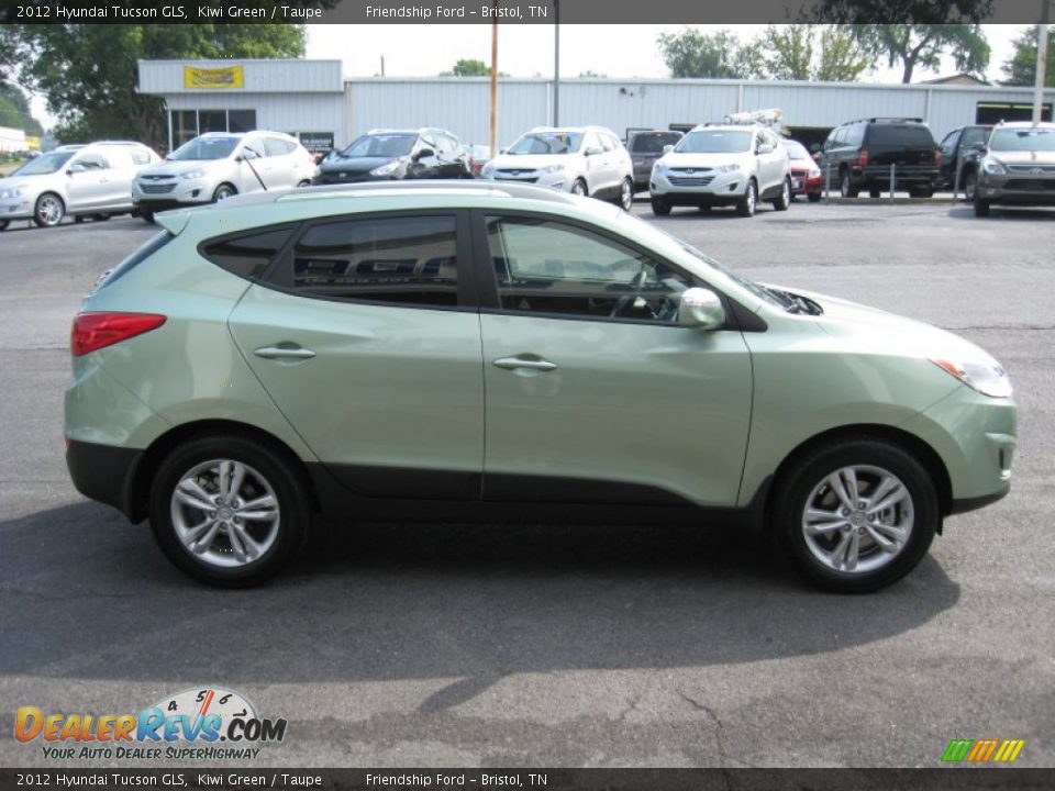 Kiwi Green 2012 Hyundai Tucson GLS Photo #5