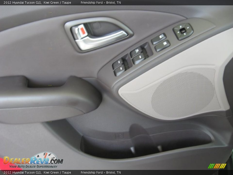 2012 Hyundai Tucson GLS Kiwi Green / Taupe Photo #15