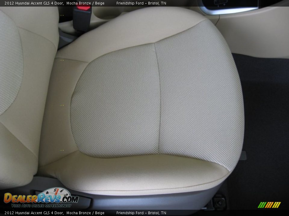 2012 Hyundai Accent GLS 4 Door Mocha Bronze / Beige Photo #20