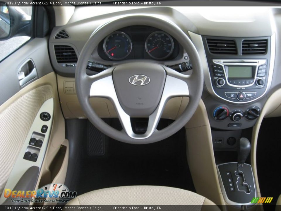 Dashboard of 2012 Hyundai Accent GLS 4 Door Photo #22