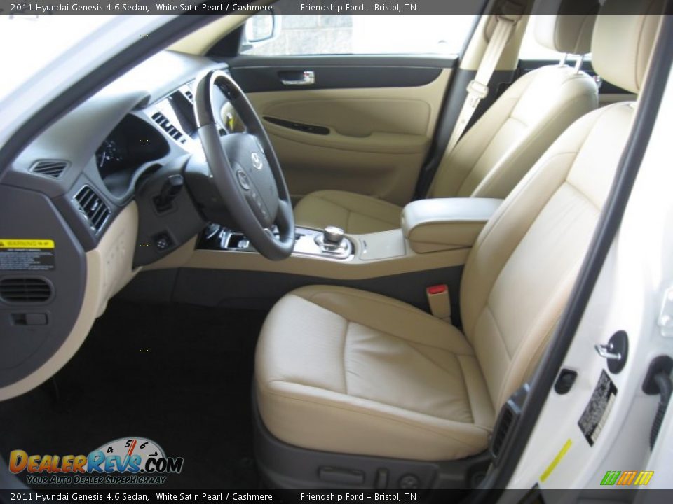 Cashmere Interior 2011 Hyundai Genesis 4 6 Sedan Photo 13