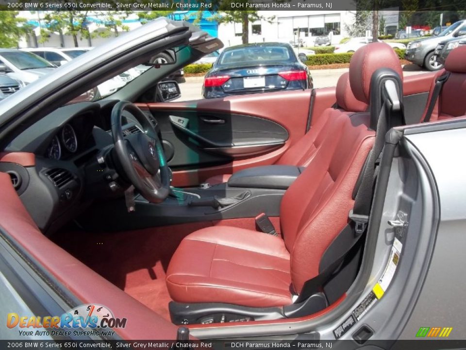 Chateau Red Interior 2006 Bmw 6 Series 650i Convertible