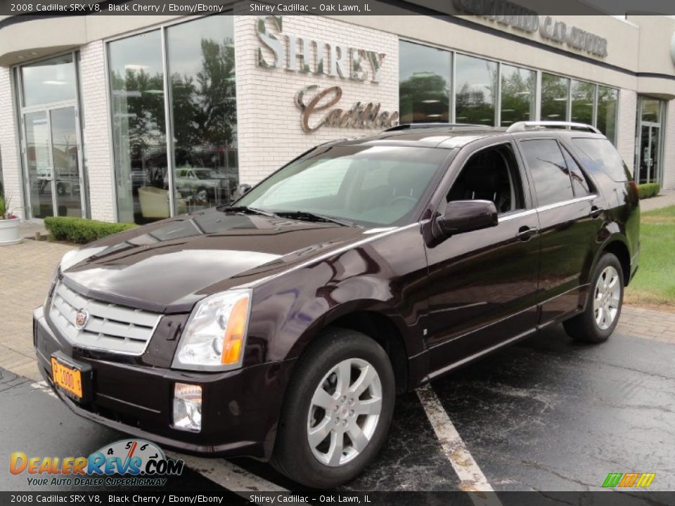 2008 Cadillac SRX V8 Black Cherry / Ebony/Ebony Photo #1