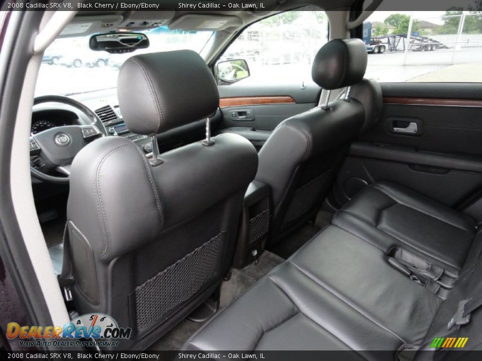 Ebony/Ebony Interior - 2008 Cadillac SRX V8 Photo #10