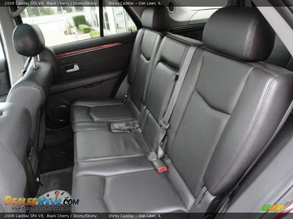 Ebony/Ebony Interior - 2008 Cadillac SRX V8 Photo #11