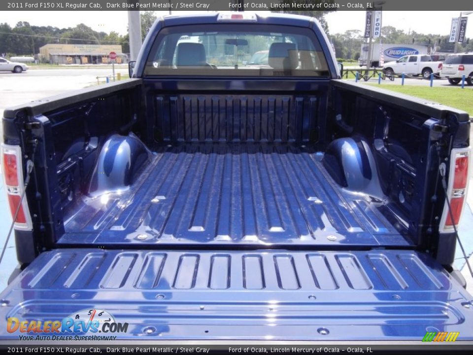 2011 Ford F150 XL Regular Cab Dark Blue Pearl Metallic / Steel Gray Photo #9