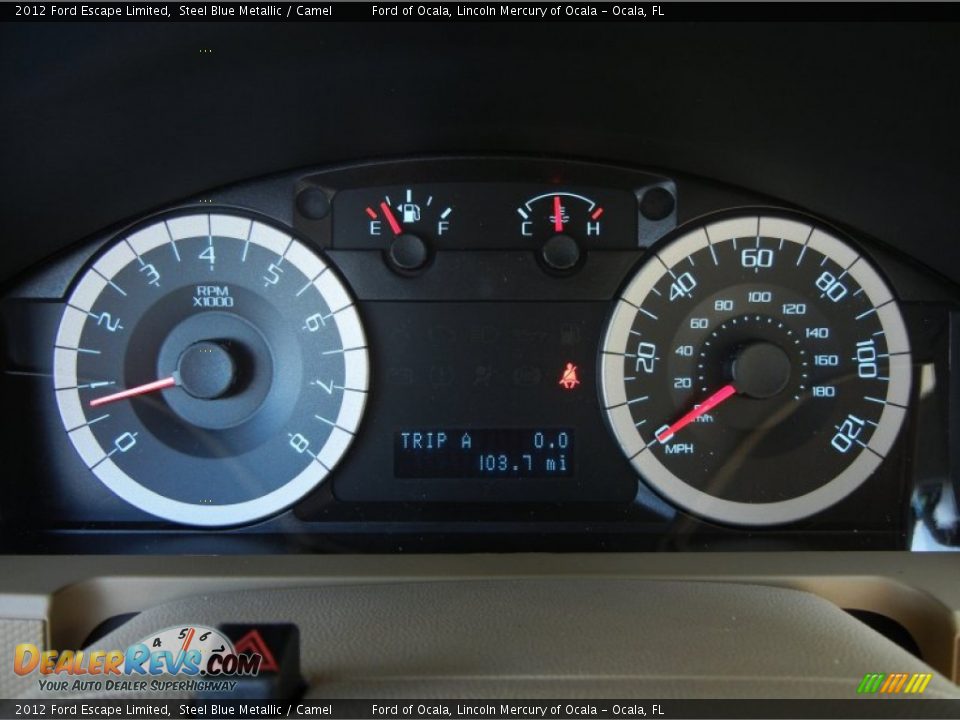 2012 Ford Escape Limited Gauges Photo #9