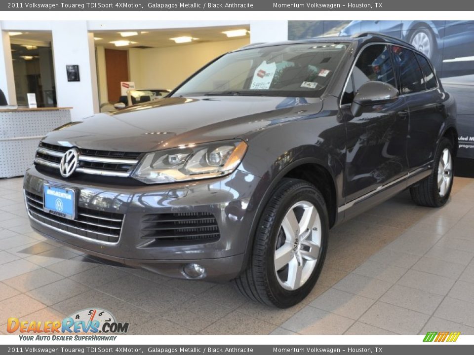 2011 Volkswagen Touareg TDI Sport 4XMotion Galapagos Metallic / Black Anthracite Photo #3