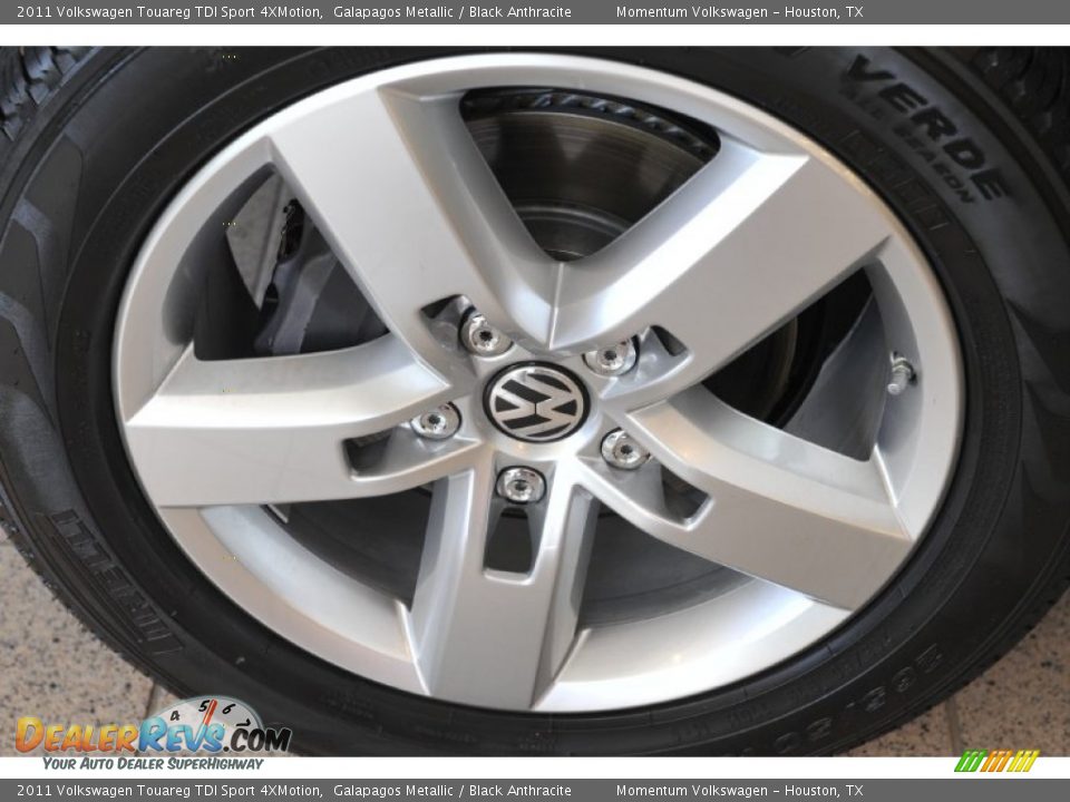 2011 Volkswagen Touareg TDI Sport 4XMotion Galapagos Metallic / Black Anthracite Photo #4