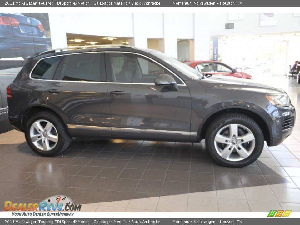 2011 Volkswagen Touareg TDI Sport 4XMotion Galapagos Metallic / Black Anthracite Photo #8