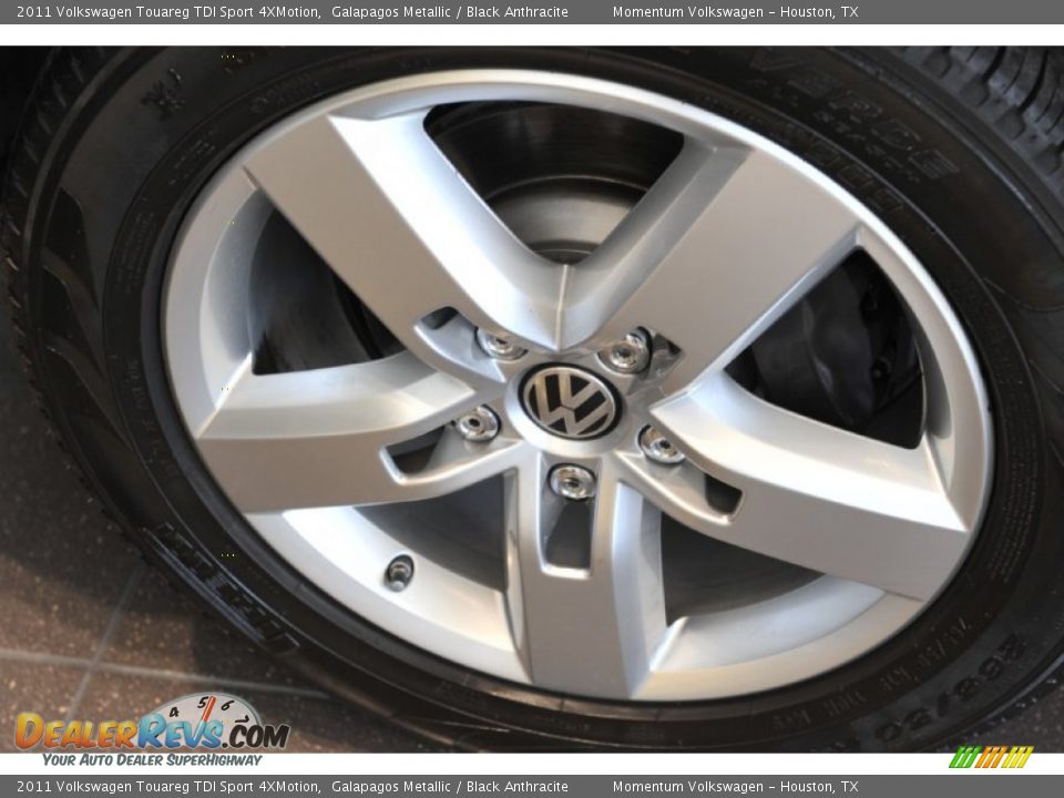 2011 Volkswagen Touareg TDI Sport 4XMotion Galapagos Metallic / Black Anthracite Photo #10
