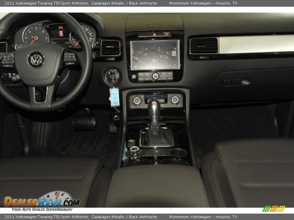 2011 Volkswagen Touareg TDI Sport 4XMotion Galapagos Metallic / Black Anthracite Photo #33