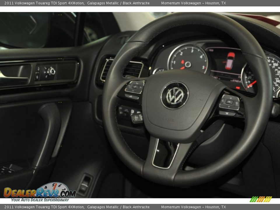 2011 Volkswagen Touareg TDI Sport 4XMotion Galapagos Metallic / Black Anthracite Photo #34