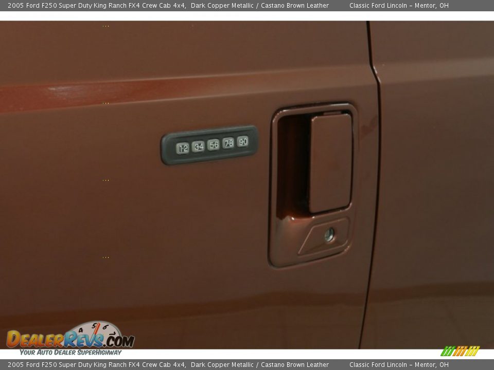 2005 Ford F250 Super Duty King Ranch FX4 Crew Cab 4x4 Dark Copper Metallic / Castano Brown Leather Photo #5