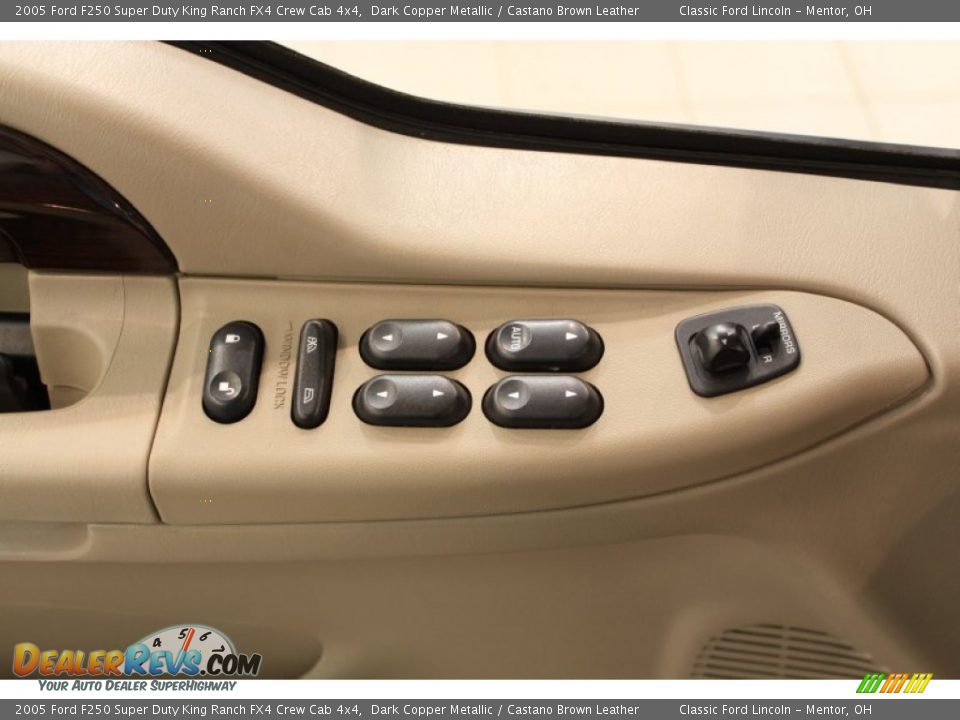2005 Ford F250 Super Duty King Ranch FX4 Crew Cab 4x4 Dark Copper Metallic / Castano Brown Leather Photo #8