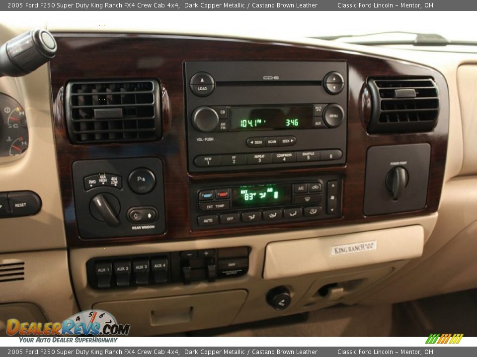 Controls of 2005 Ford F250 Super Duty King Ranch FX4 Crew Cab 4x4 Photo #17