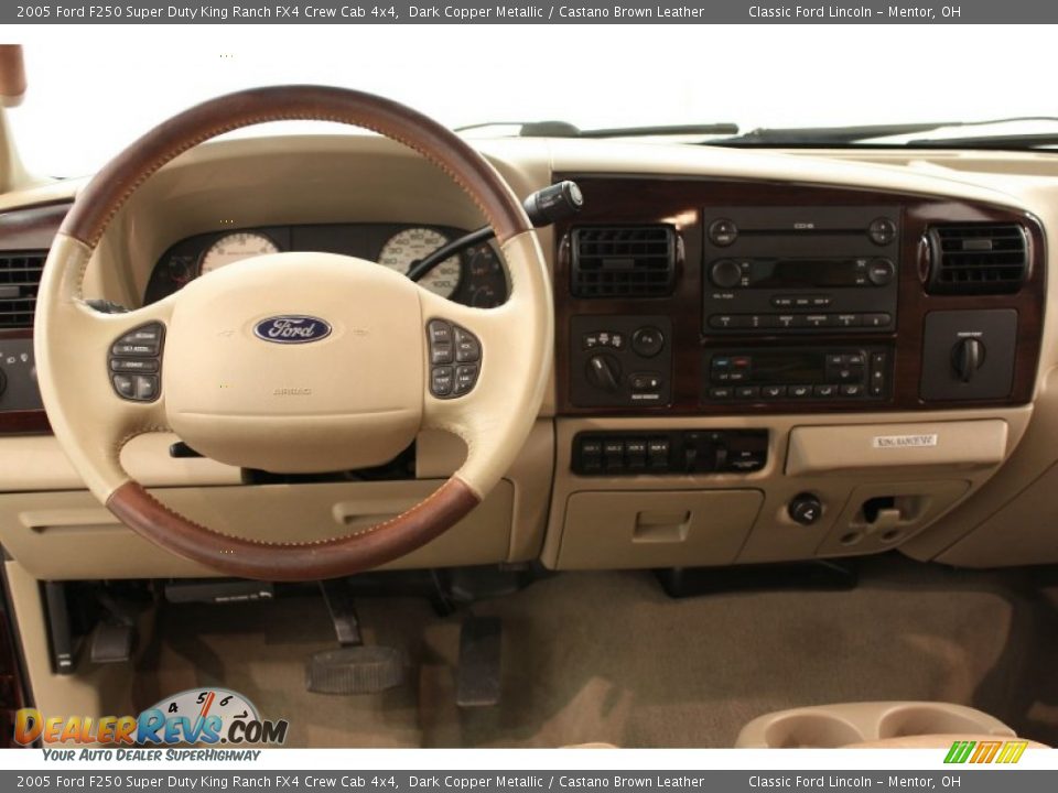 Dashboard of 2005 Ford F250 Super Duty King Ranch FX4 Crew Cab 4x4 Photo #25