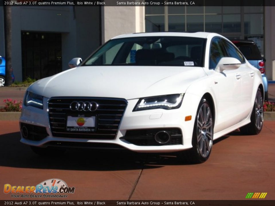 2012 Audi A7 3.0T quattro Premium Plus Ibis White / Black Photo #1