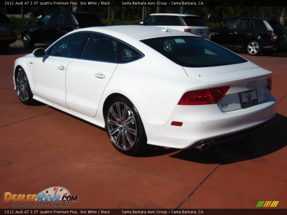2012 Audi A7 3.0T quattro Premium Plus Ibis White / Black Photo #3