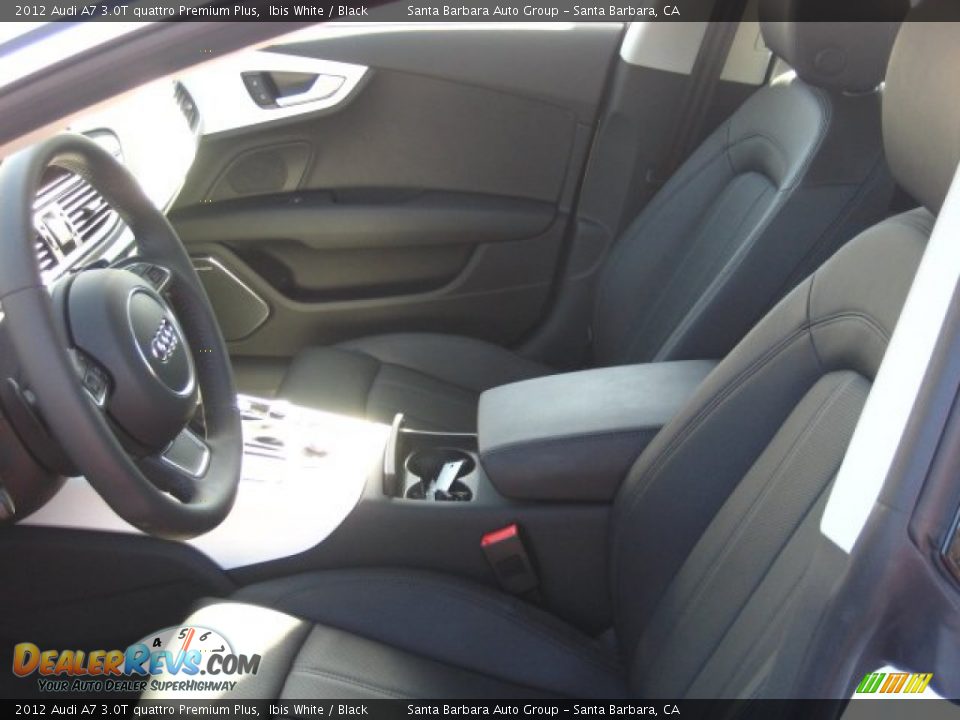 2012 Audi A7 3.0T quattro Premium Plus Ibis White / Black Photo #5