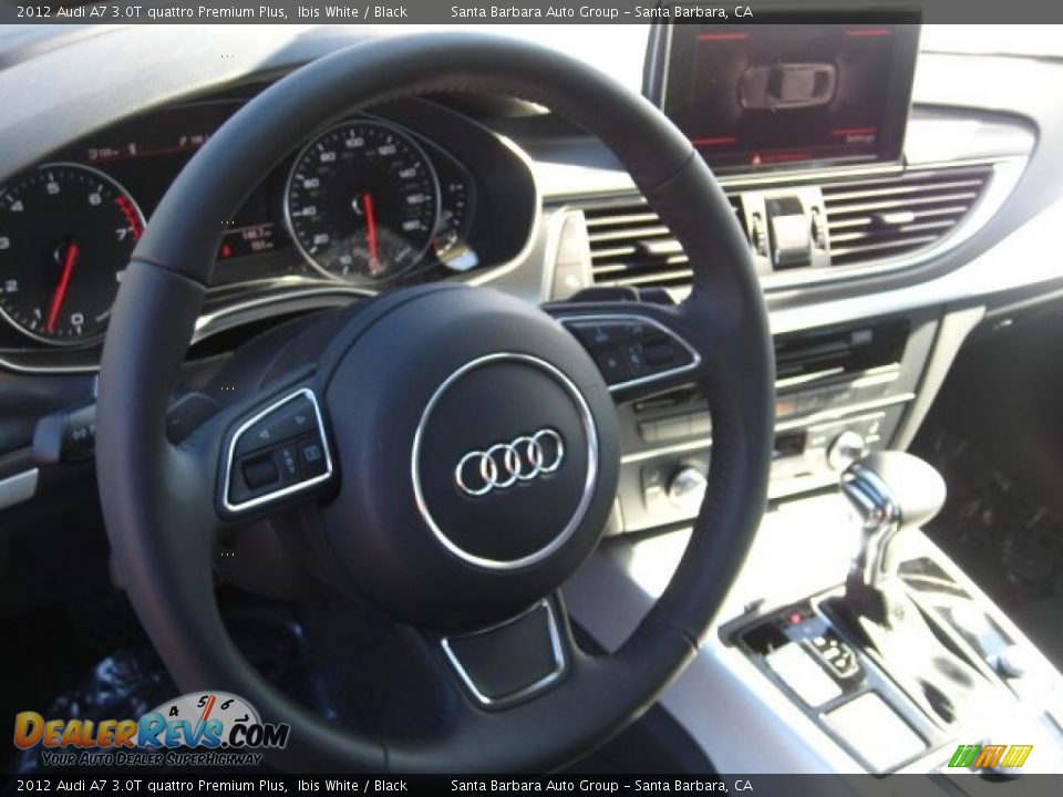 2012 Audi A7 3.0T quattro Premium Plus Steering Wheel Photo #6