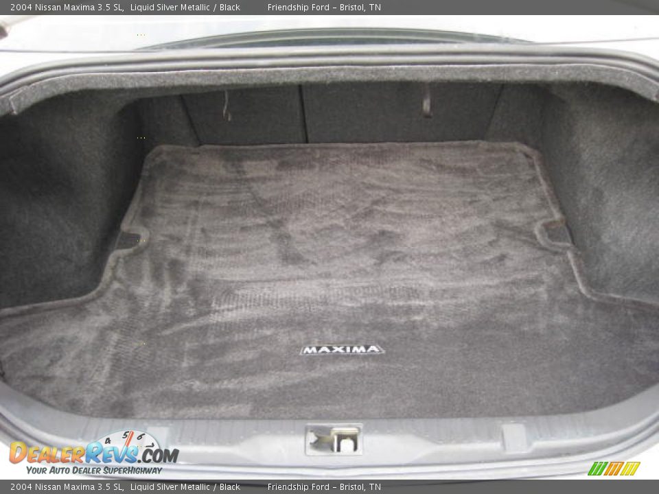 2004 Nissan Maxima 3.5 SL Liquid Silver Metallic / Black Photo #12