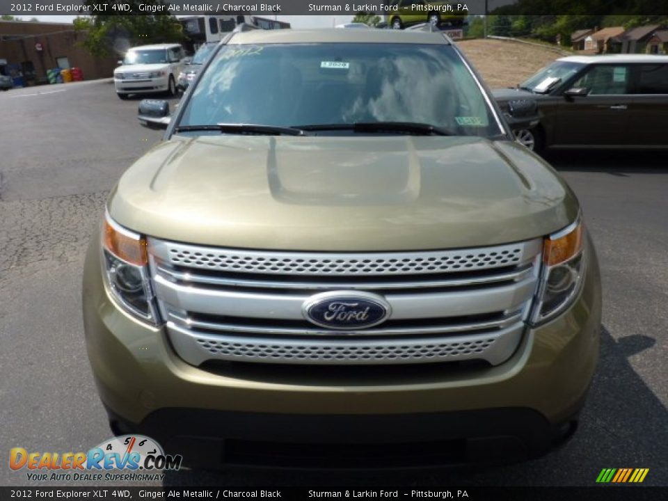 2012 Ford Explorer XLT 4WD Ginger Ale Metallic / Charcoal Black Photo #6