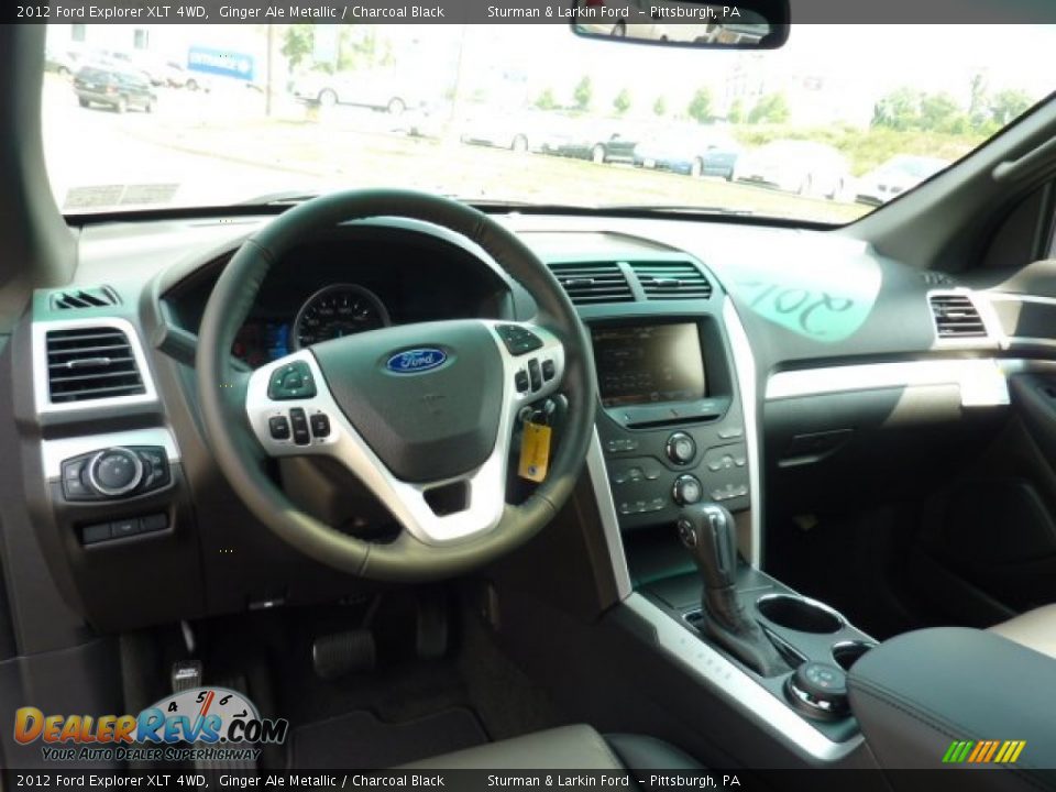 2012 Ford Explorer XLT 4WD Ginger Ale Metallic / Charcoal Black Photo #11