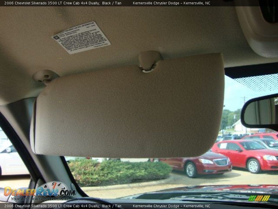 2006 Chevrolet Silverado 3500 LT Crew Cab 4x4 Dually Black / Tan Photo #19