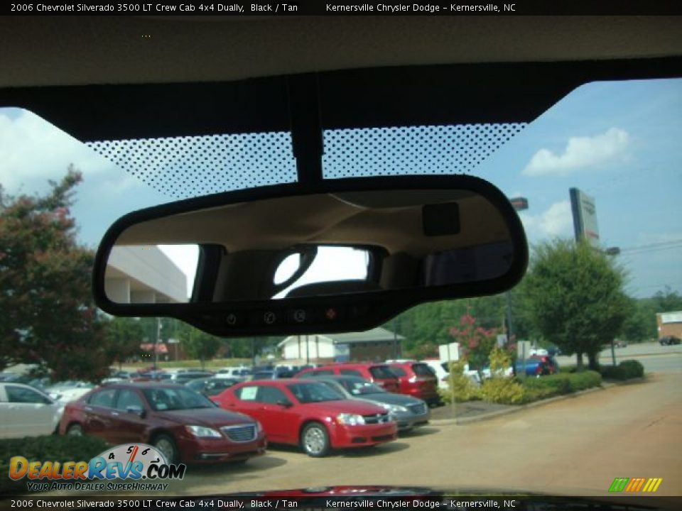 2006 Chevrolet Silverado 3500 LT Crew Cab 4x4 Dually Black / Tan Photo #20
