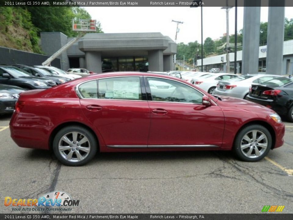 Matador Red Mica 2011 Lexus GS 350 AWD Photo #5